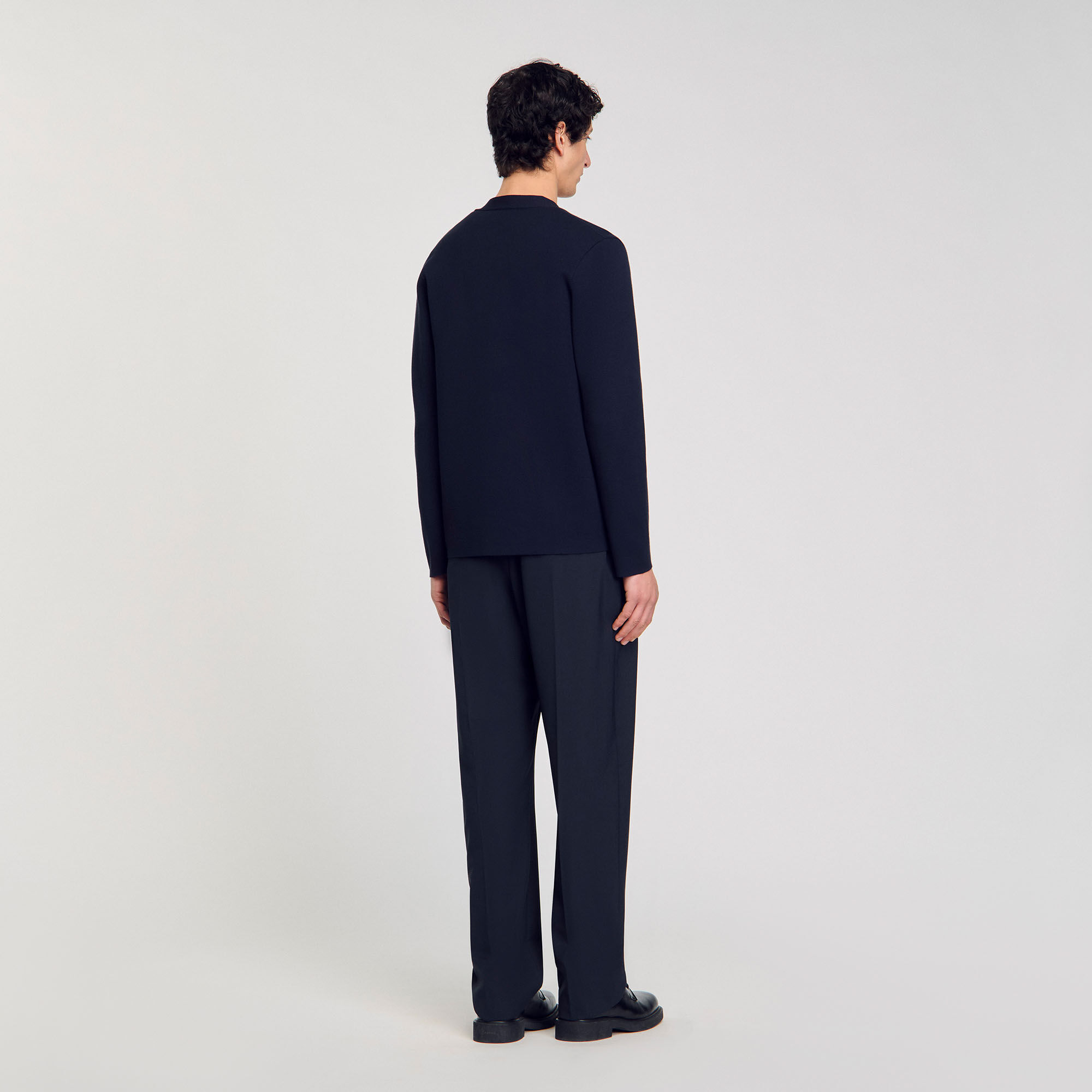 Cardigan con dettaglio a fiore