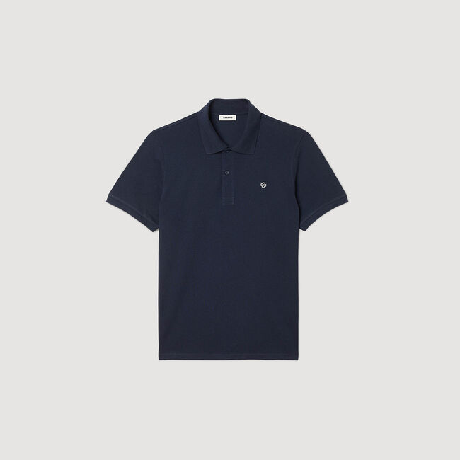 Polo con applicazione Square Cross