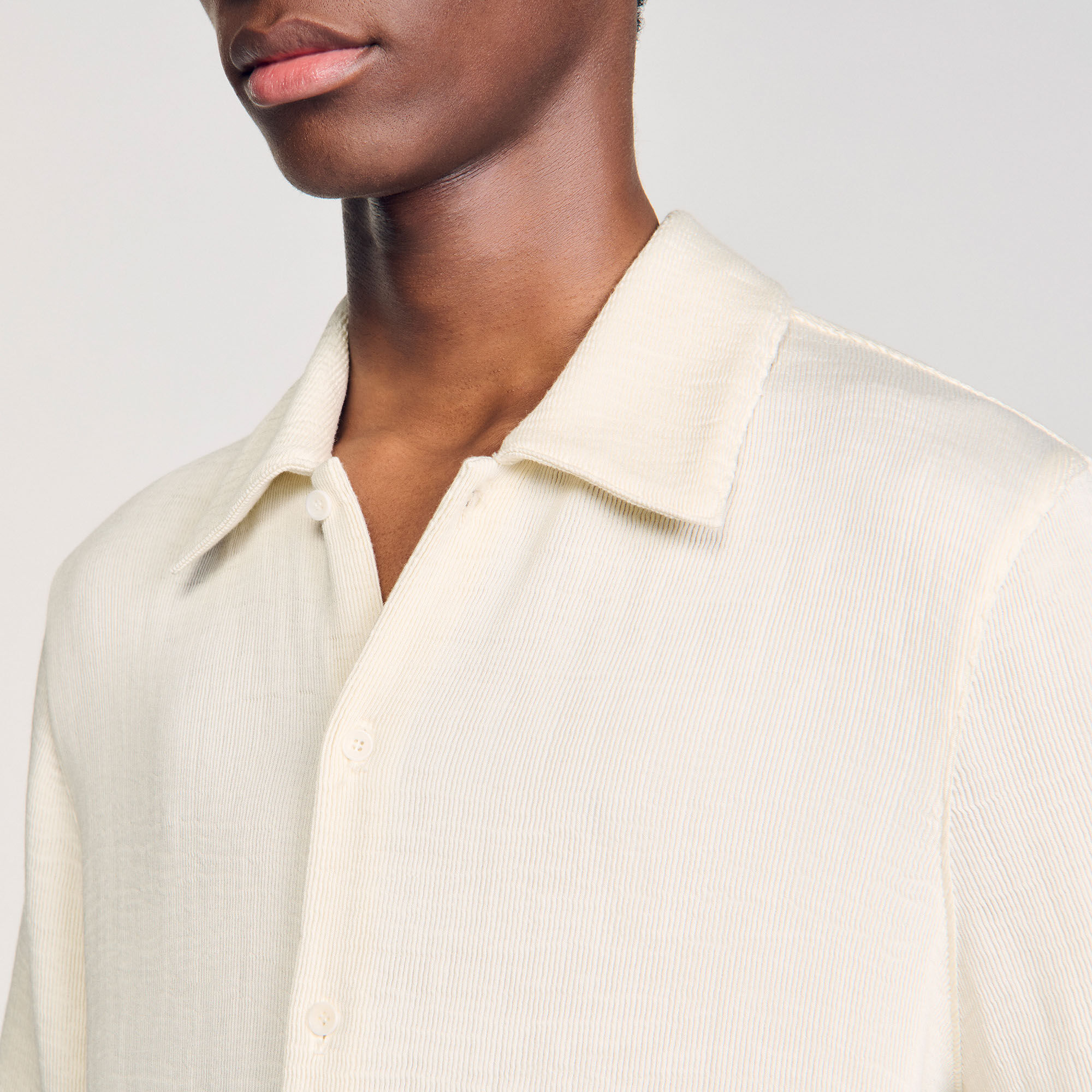 Camicia plissettata