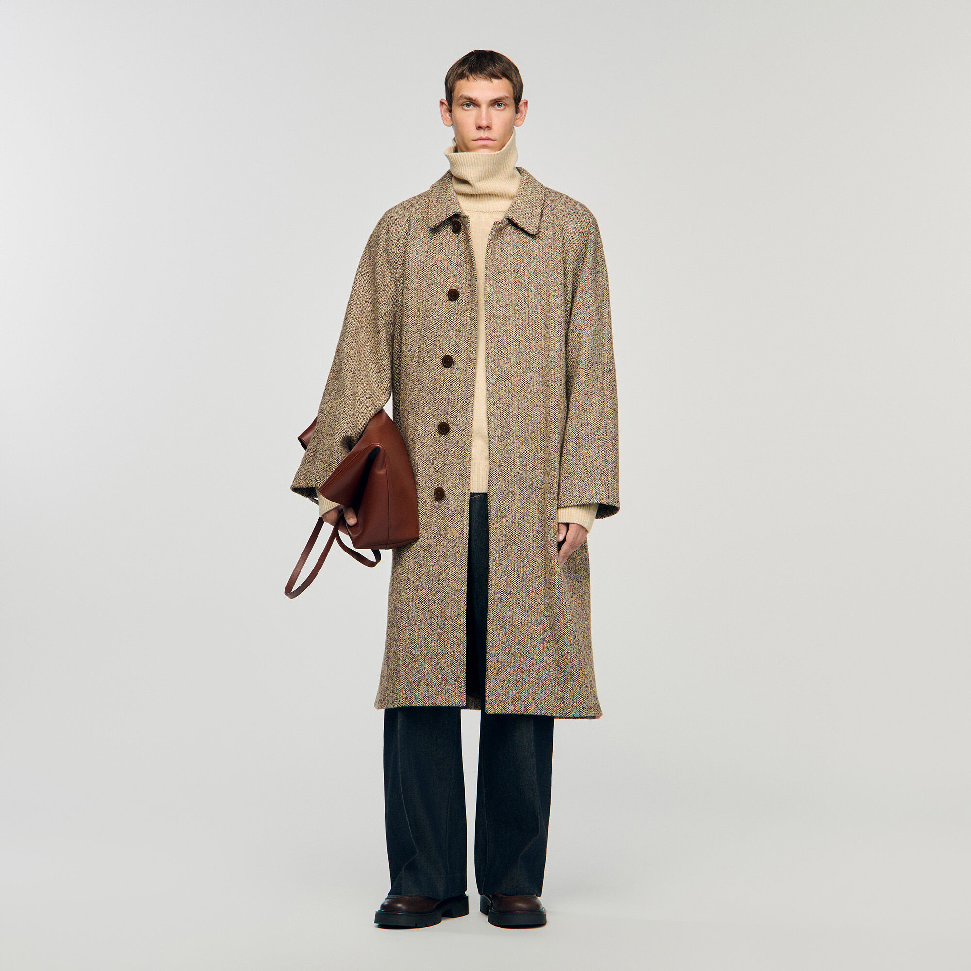 Cappotto oversize in lana