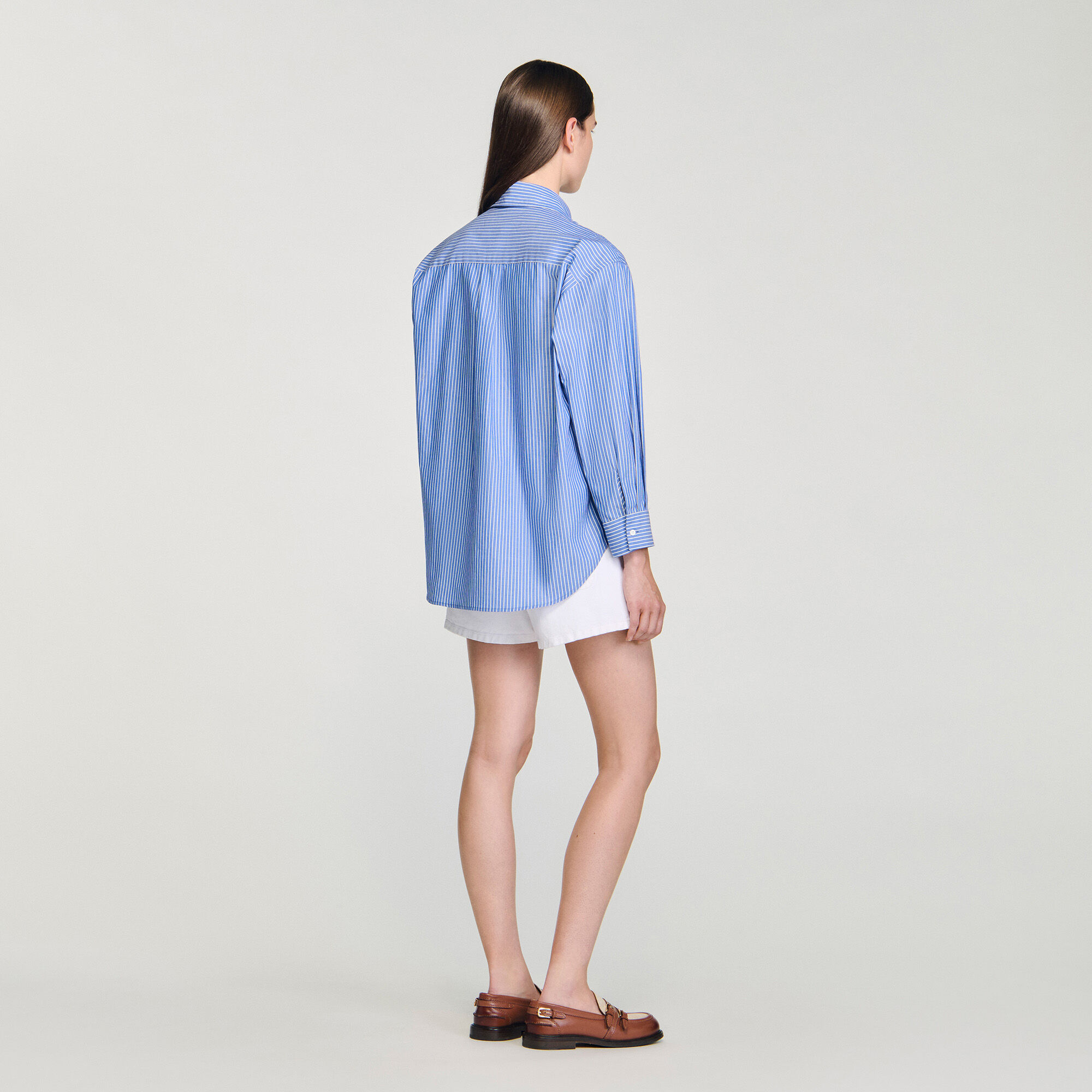Camicia oversize con nodo