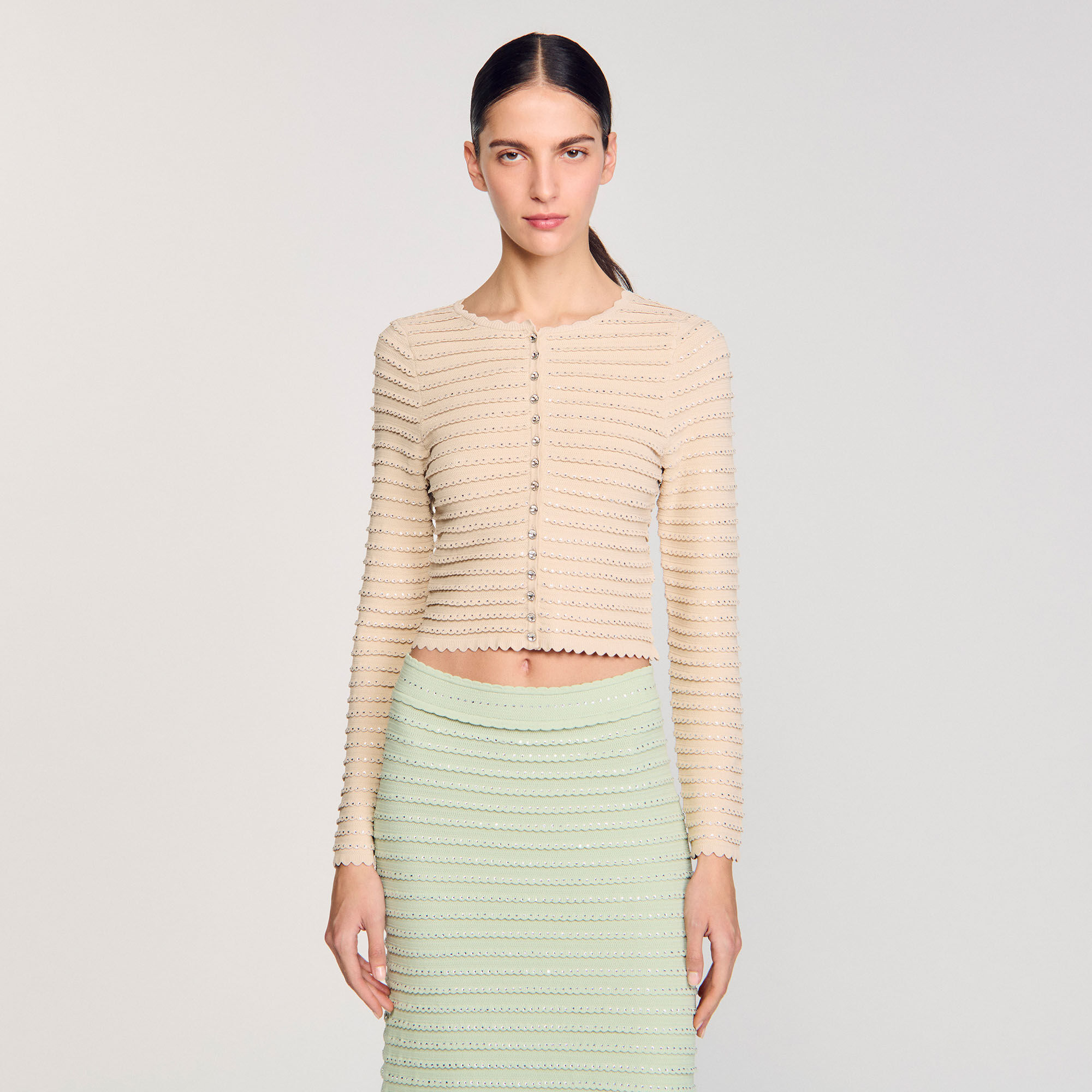 Cardigan glitterato