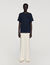 T-shirt in cotone con fiore crochet