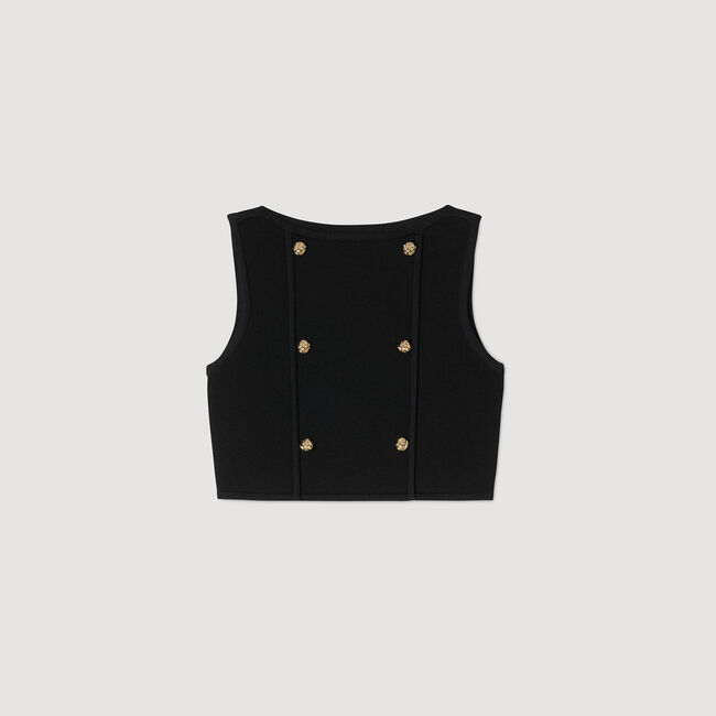 Top corto in maglia