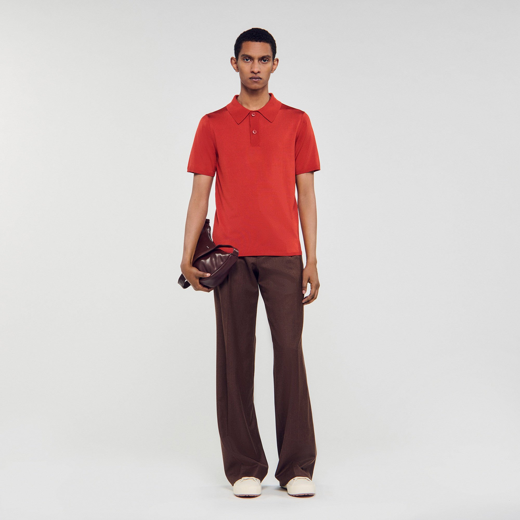 Polo in maglia a maniche corte