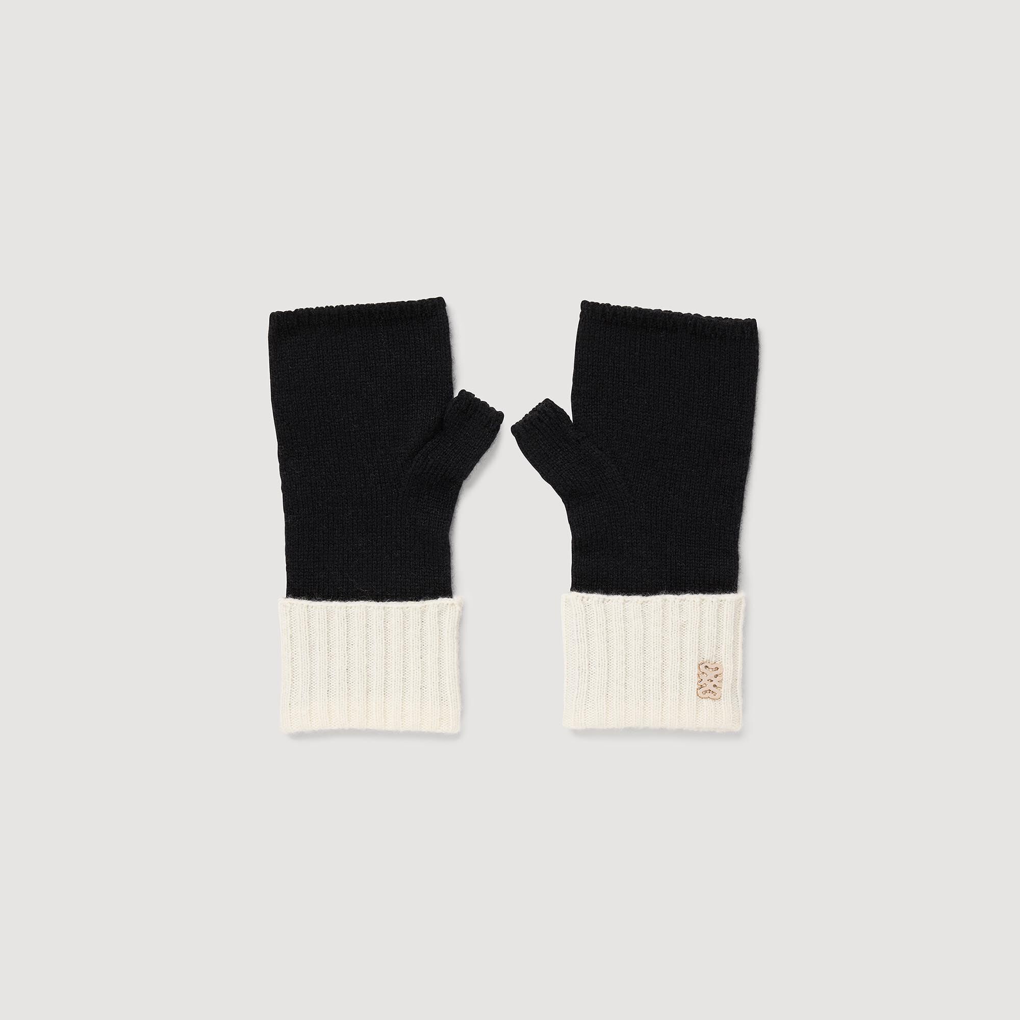 Mezzoguanto in lana e cashmere