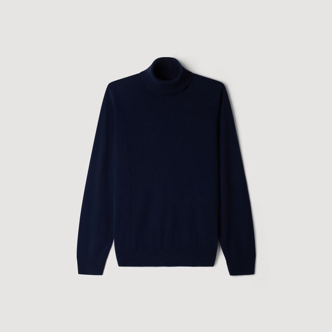 Maglione a collo alto in cashmere - Uomo | Sandro