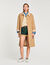 Trench con colletto glitterato