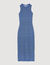 Abito midi in maglia
