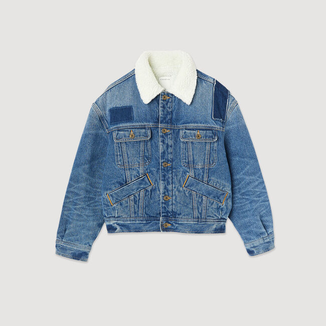 Giacca in jeans foderata