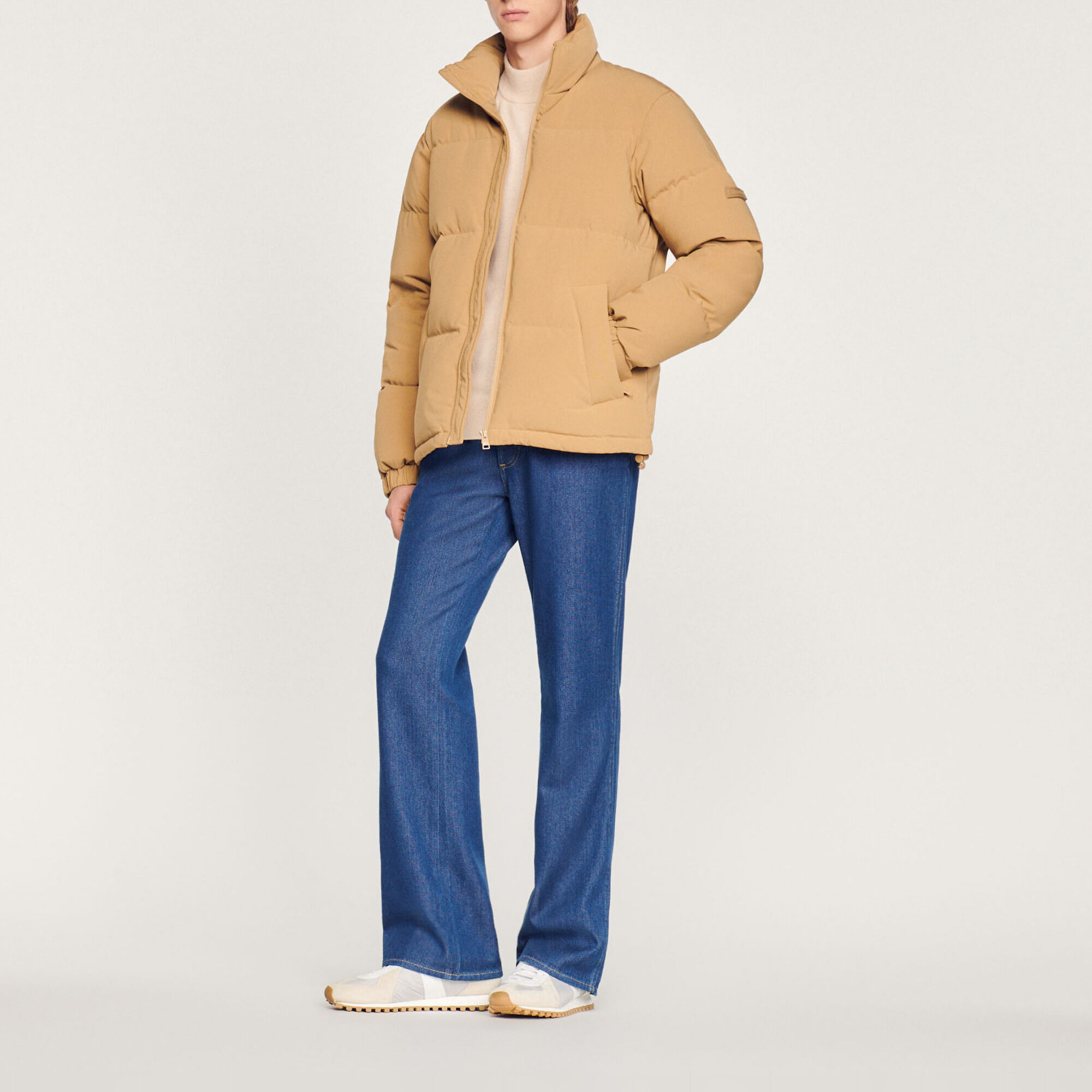 Piumino oversize in tessuto tecnico
