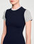 Abito corto in maglia 2 in 1