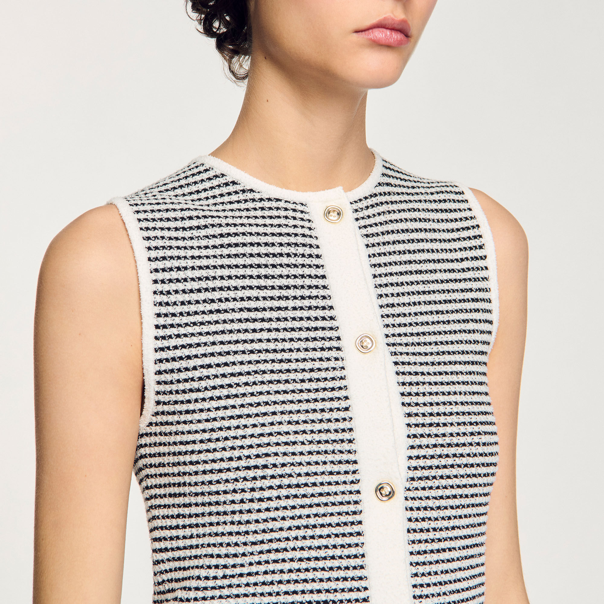 Cardigan a righe