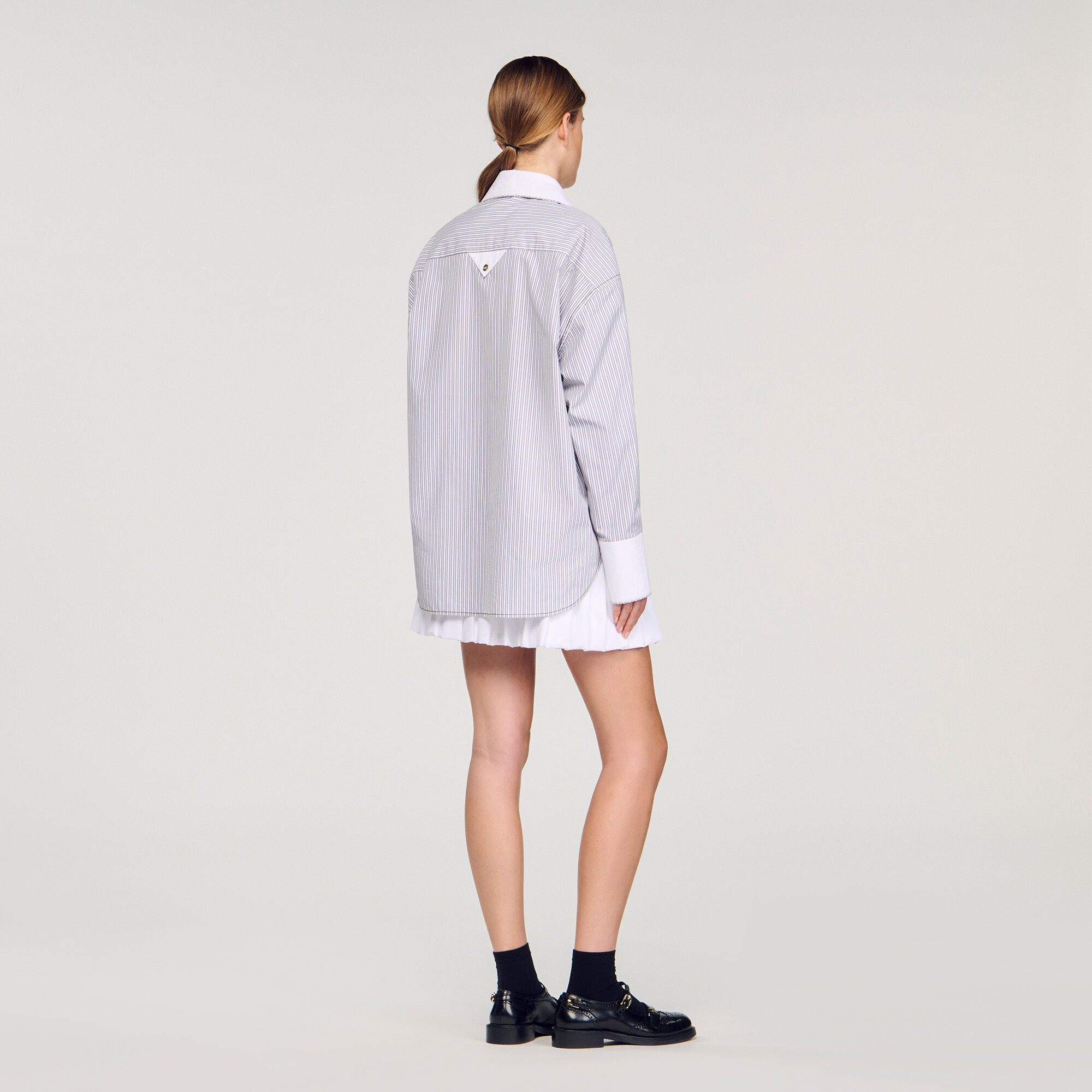 Camicia oversize a righe