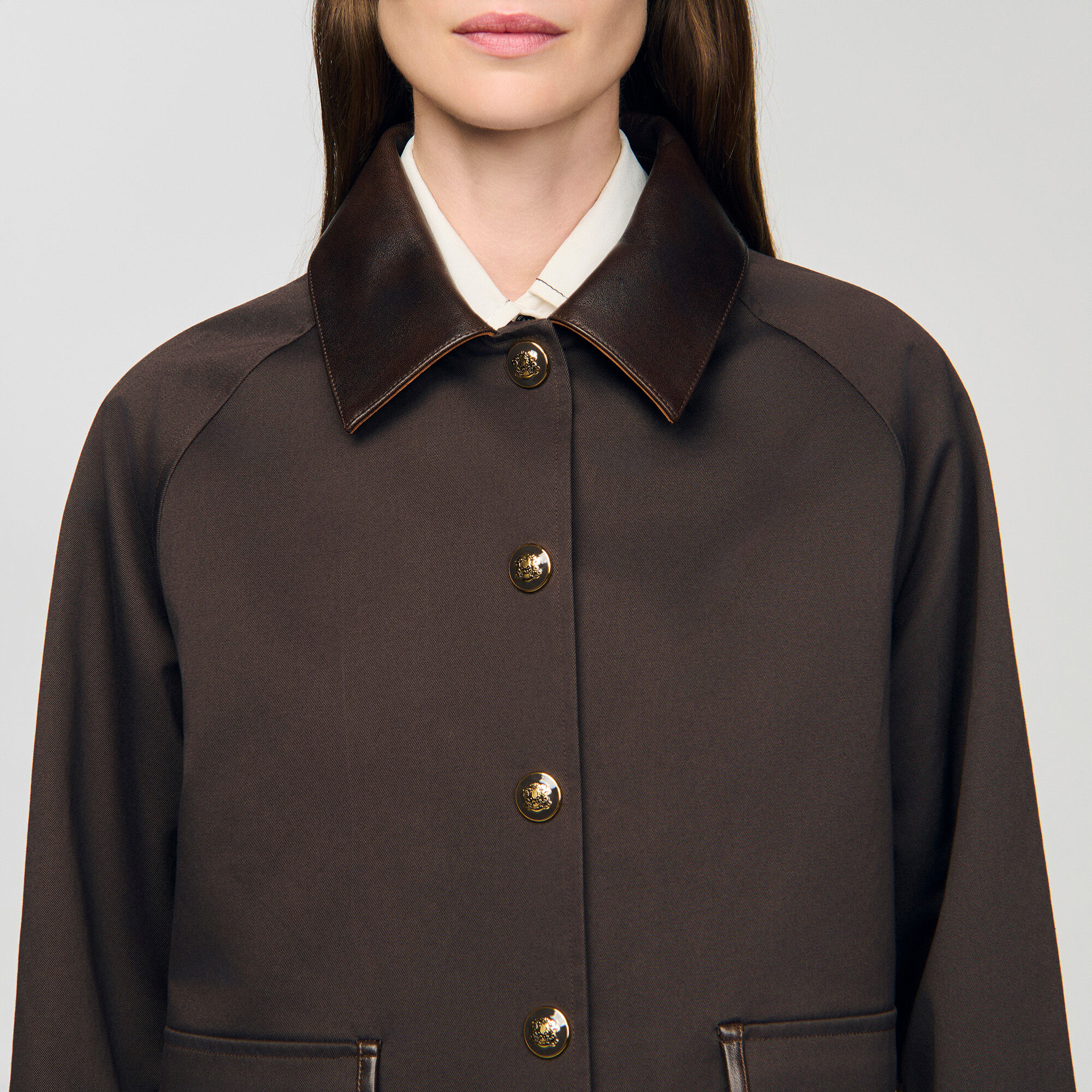 Cappotto in gabardina