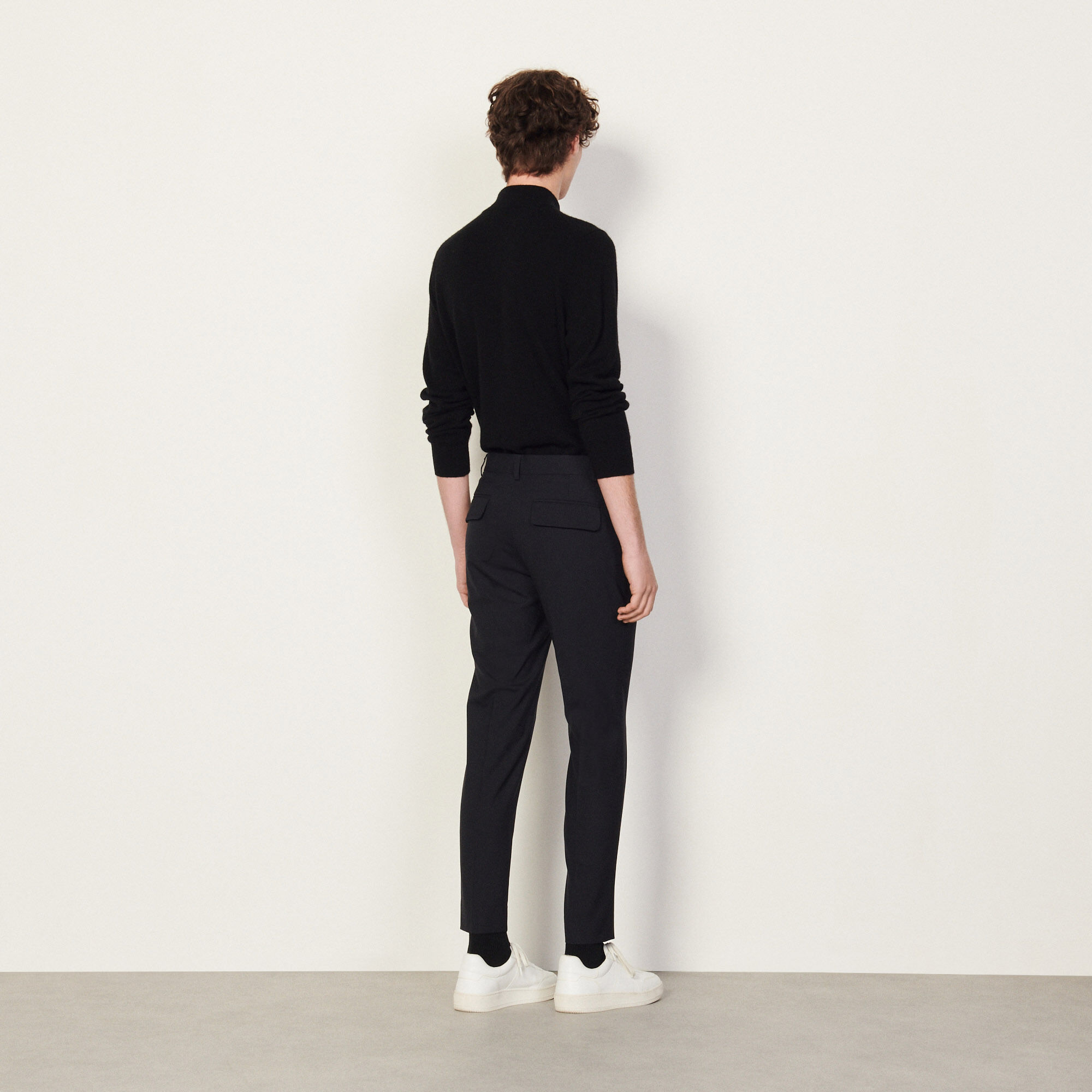 Pantaloni in fresco di lana