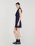 Abito corto stile tailleur a pieghe