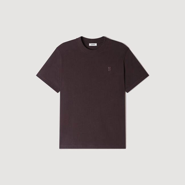 T-shirt in cotone con logo