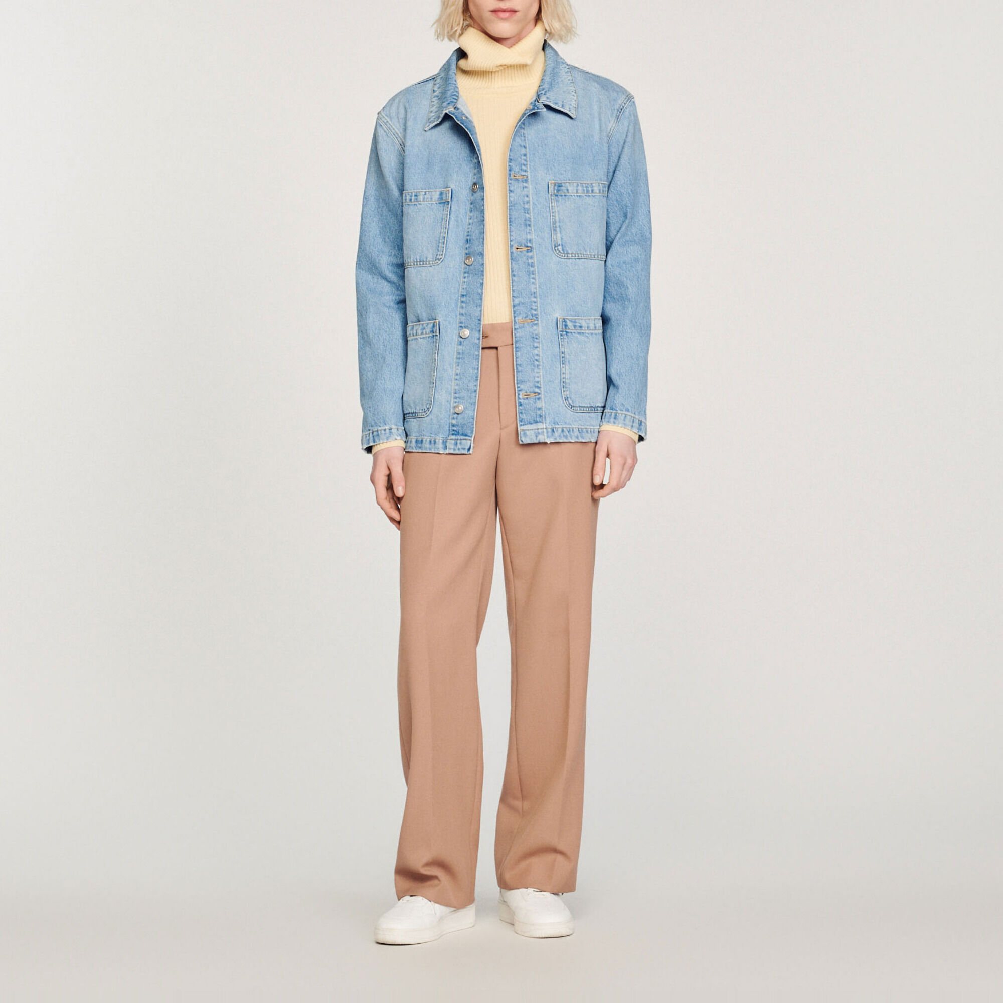 Giubbotto worker in denim