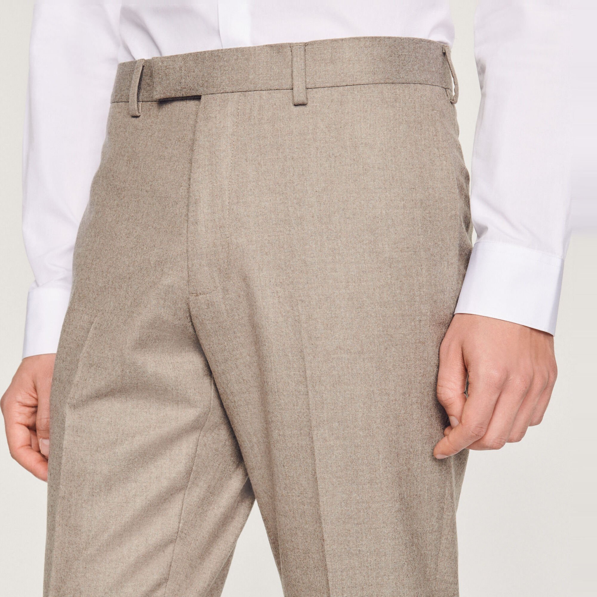 Pantaloni da completo in flanella
