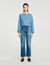 Giubbotto in denim con strass