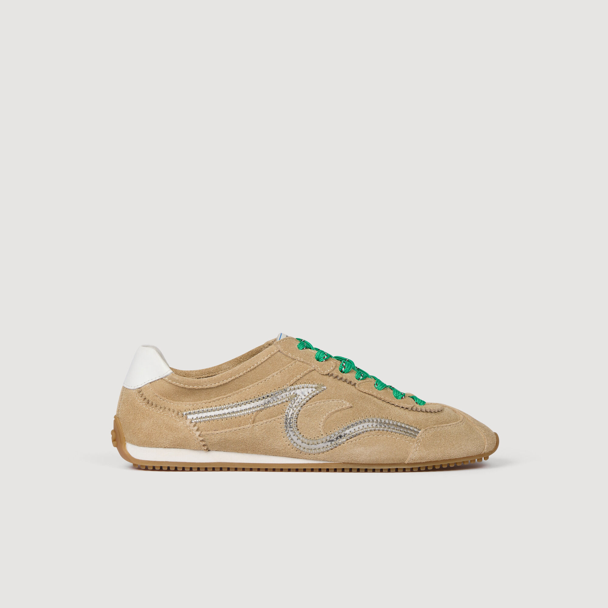 Sneakers Light Wave in camoscio