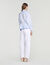Camicia con baschina a righe
