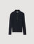 Maglione polo in maglia ritorta