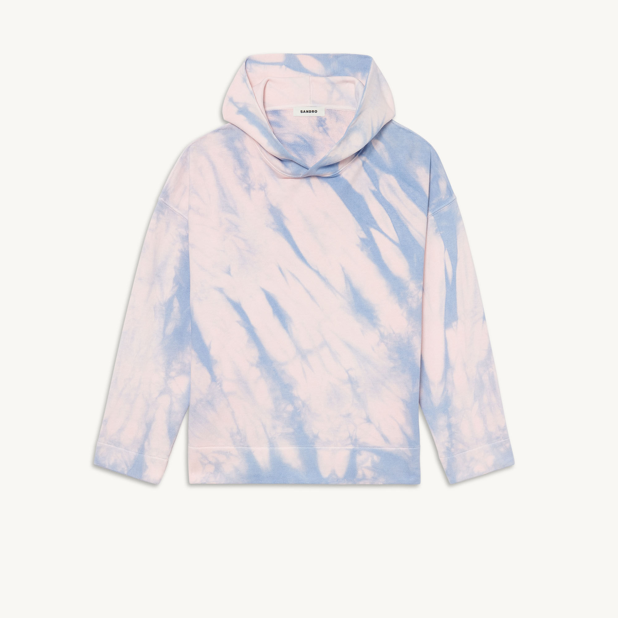 Felpa con cappuccio tie & dye