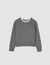Maglione con colletto a contrasto