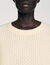 Maglione in lana punto nido d'ape