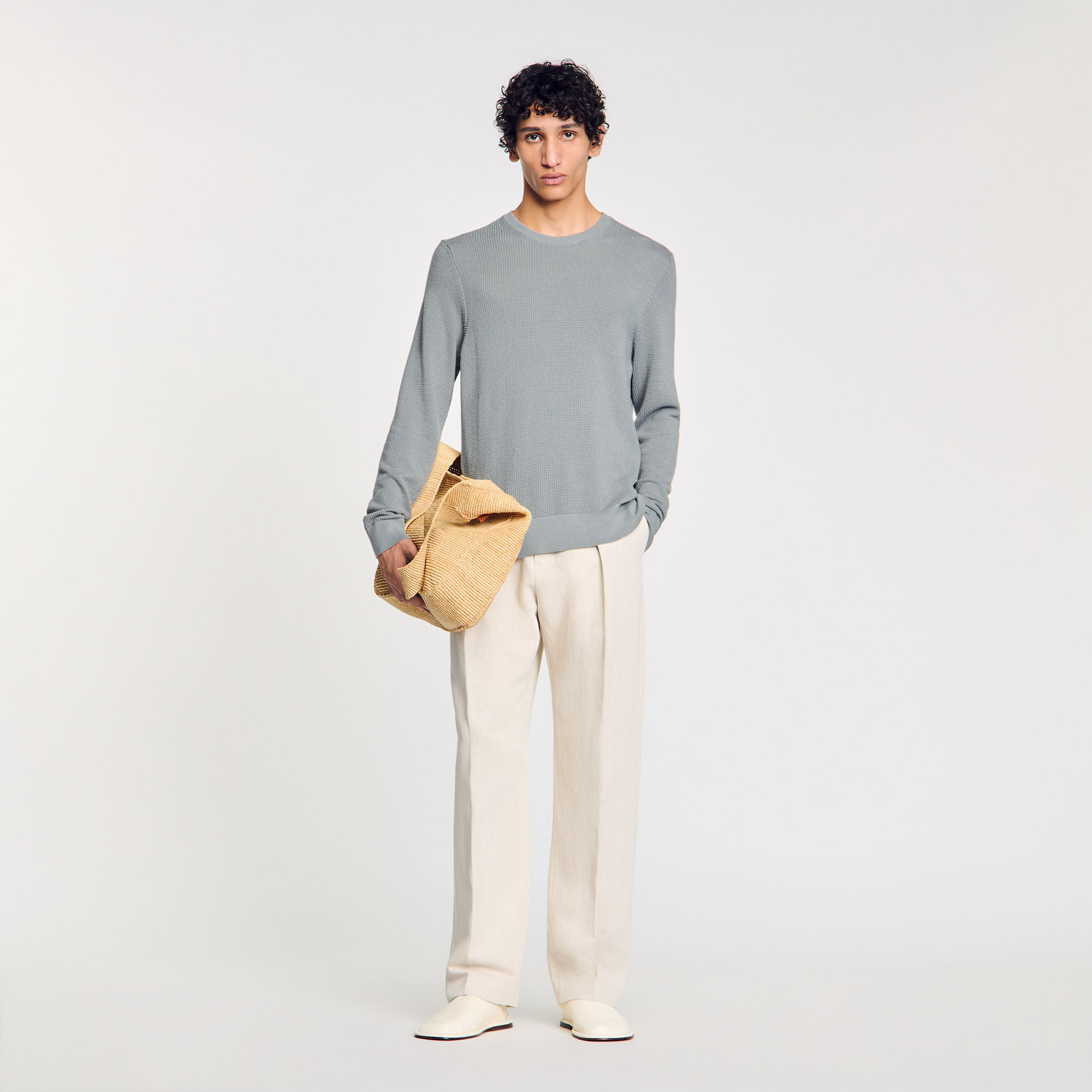 Maglione in maglia testurizzata