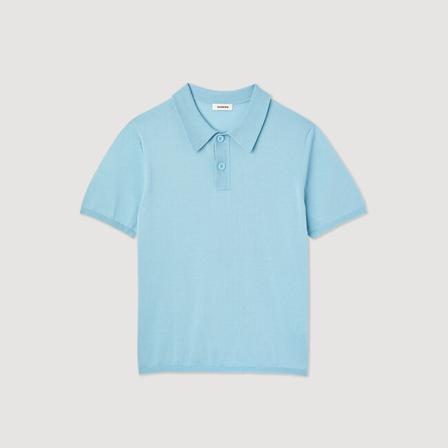 Polo in maglia a maniche corte