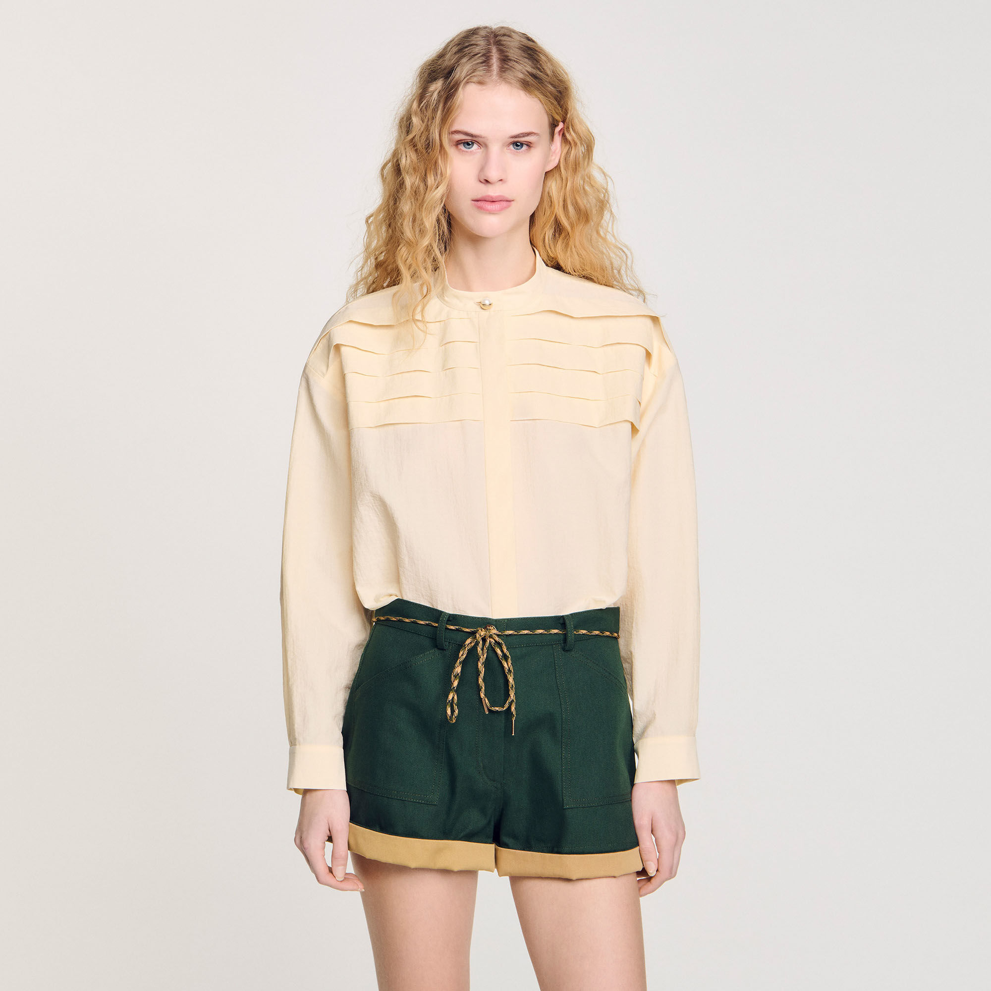 Camicia con dettagli bijou