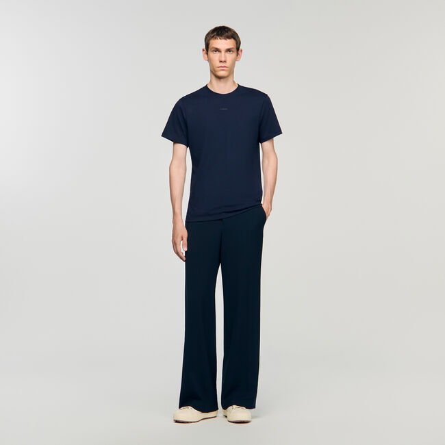 T-shirt in cotone con logo