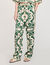 Pantaloni con stampa a fiori