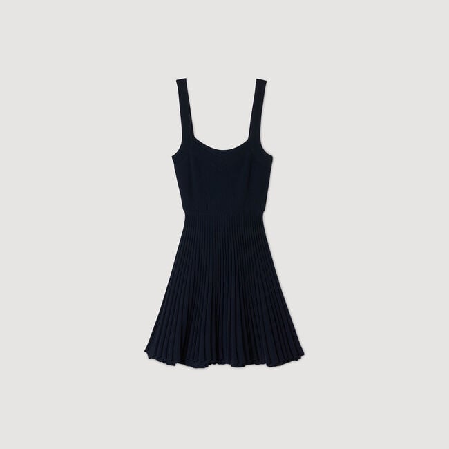 Abito corto in maglia