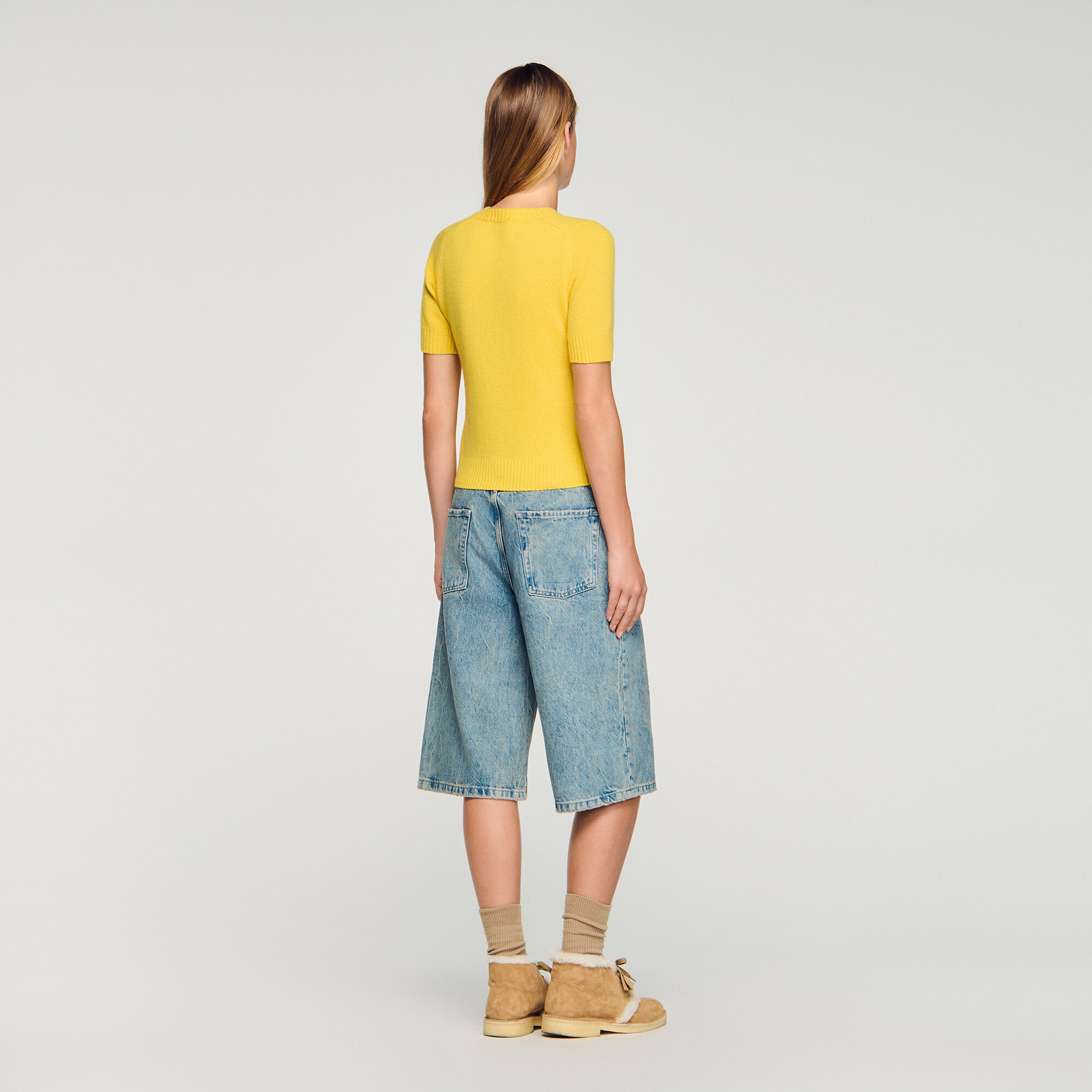 Maglione a maniche corte
