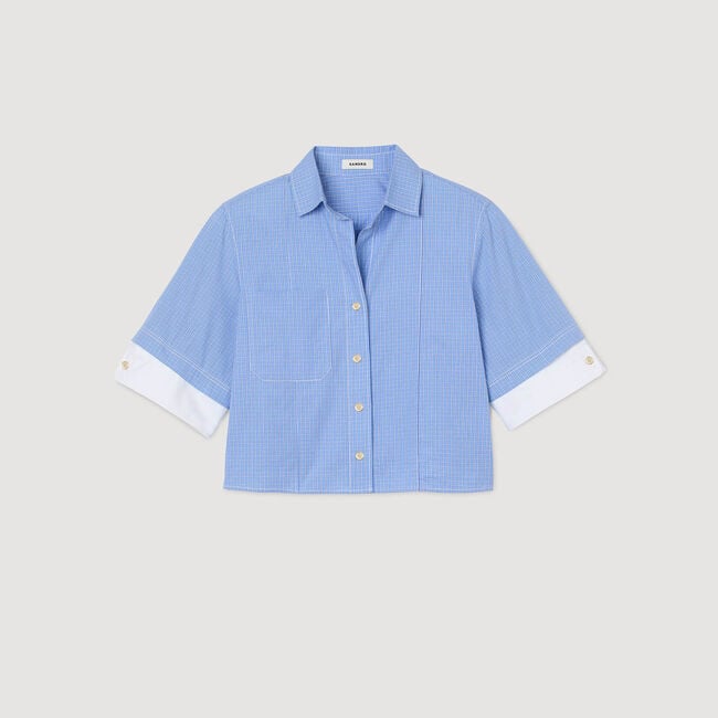 Camicia a quadri oversize