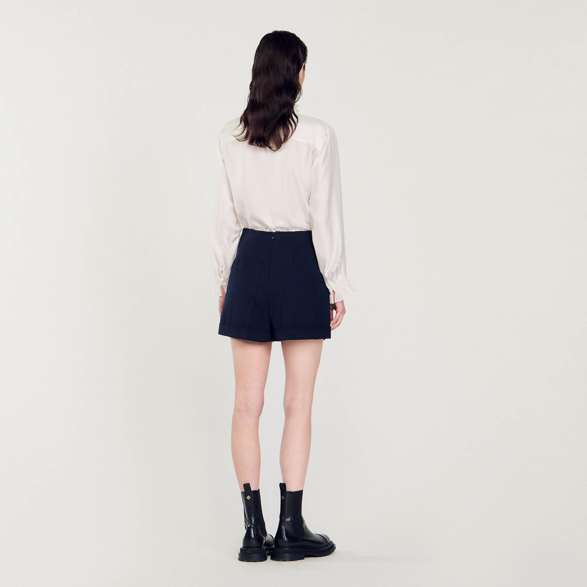 Short con risvolto
