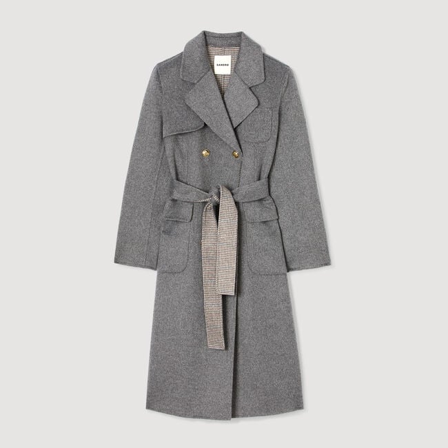 Cappotto a quadri double face