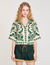 Camicia con stampa a fiori