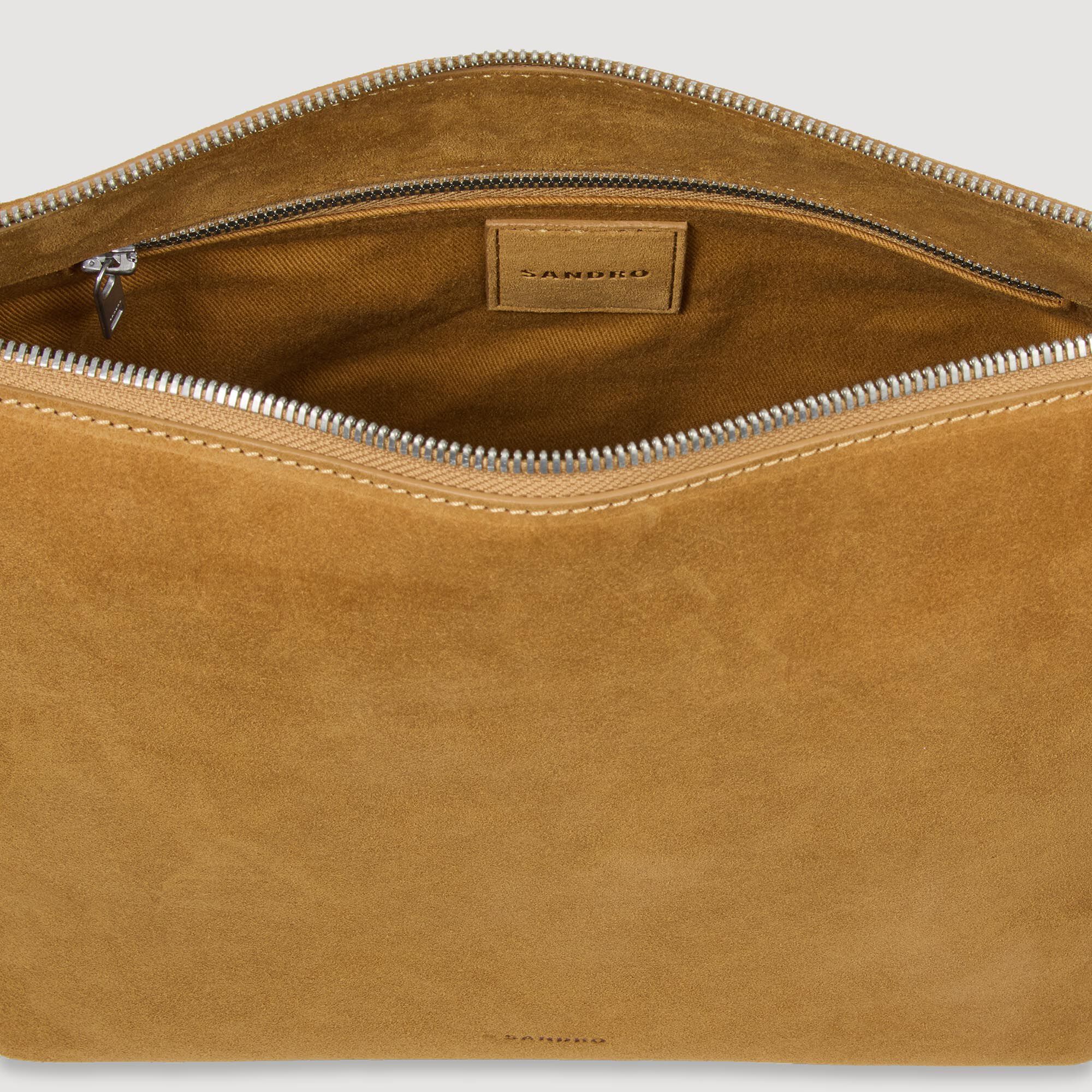 Hobo bag in scamosciato