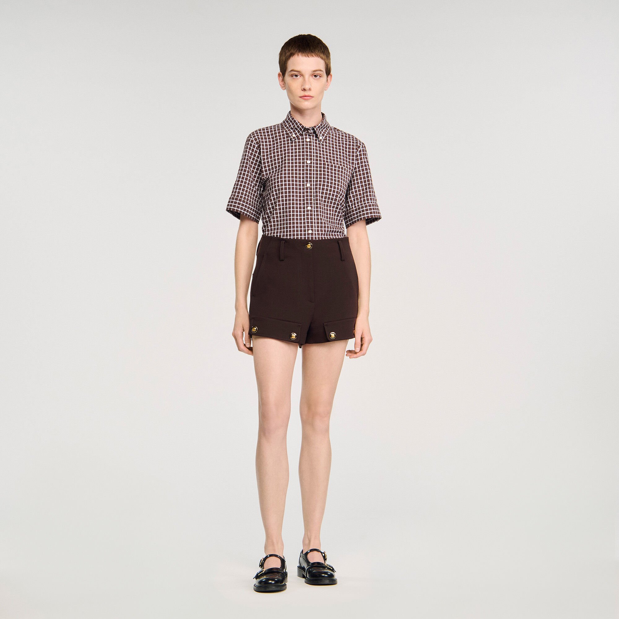 Shorts carpenter con bottoni