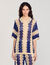 Cardigan in maglia bicolore