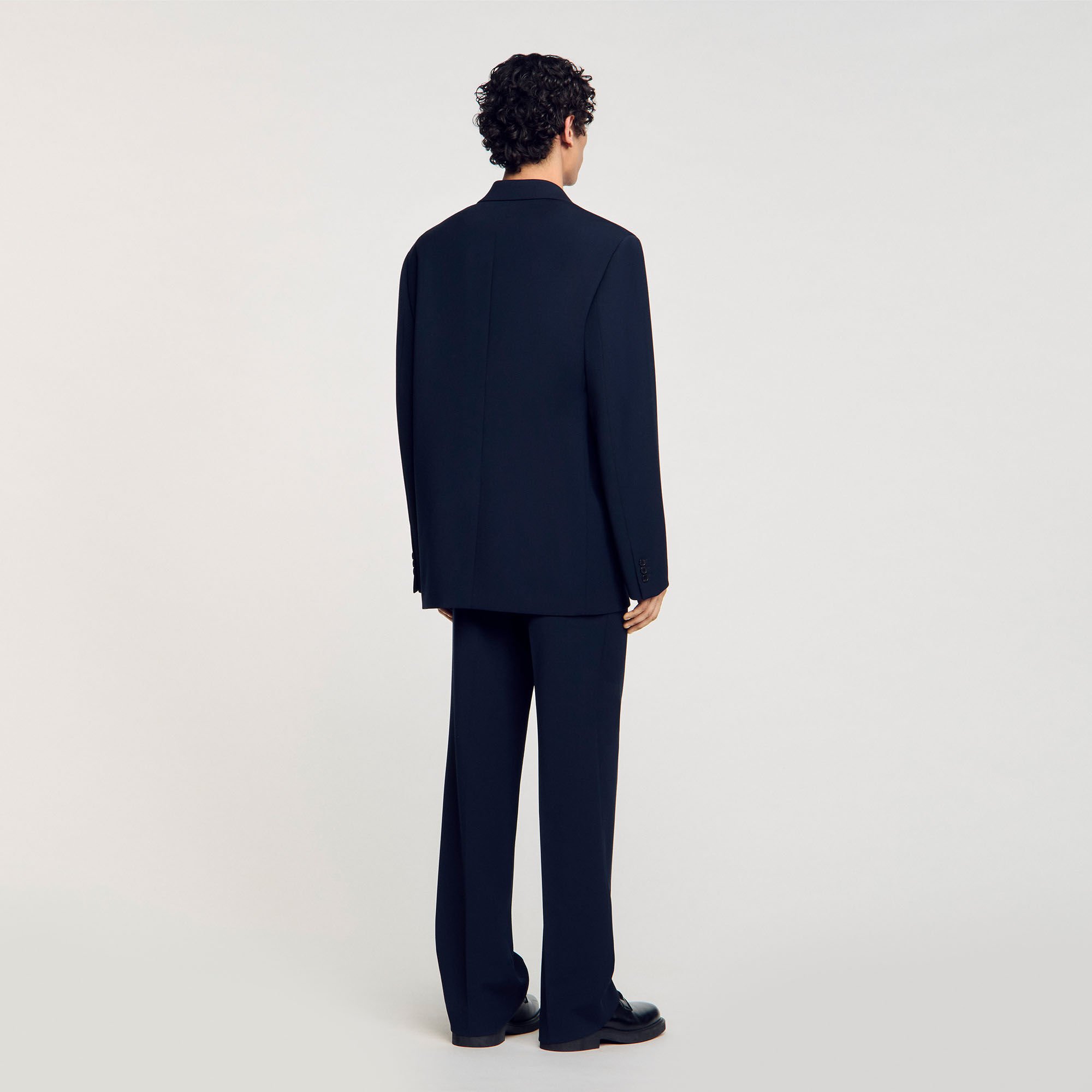 Giacca da abito oversize in lana