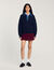 Maglione con colletto in jeans