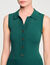 Abito in maglia con colletto polo