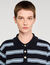 Maglione polo a righe