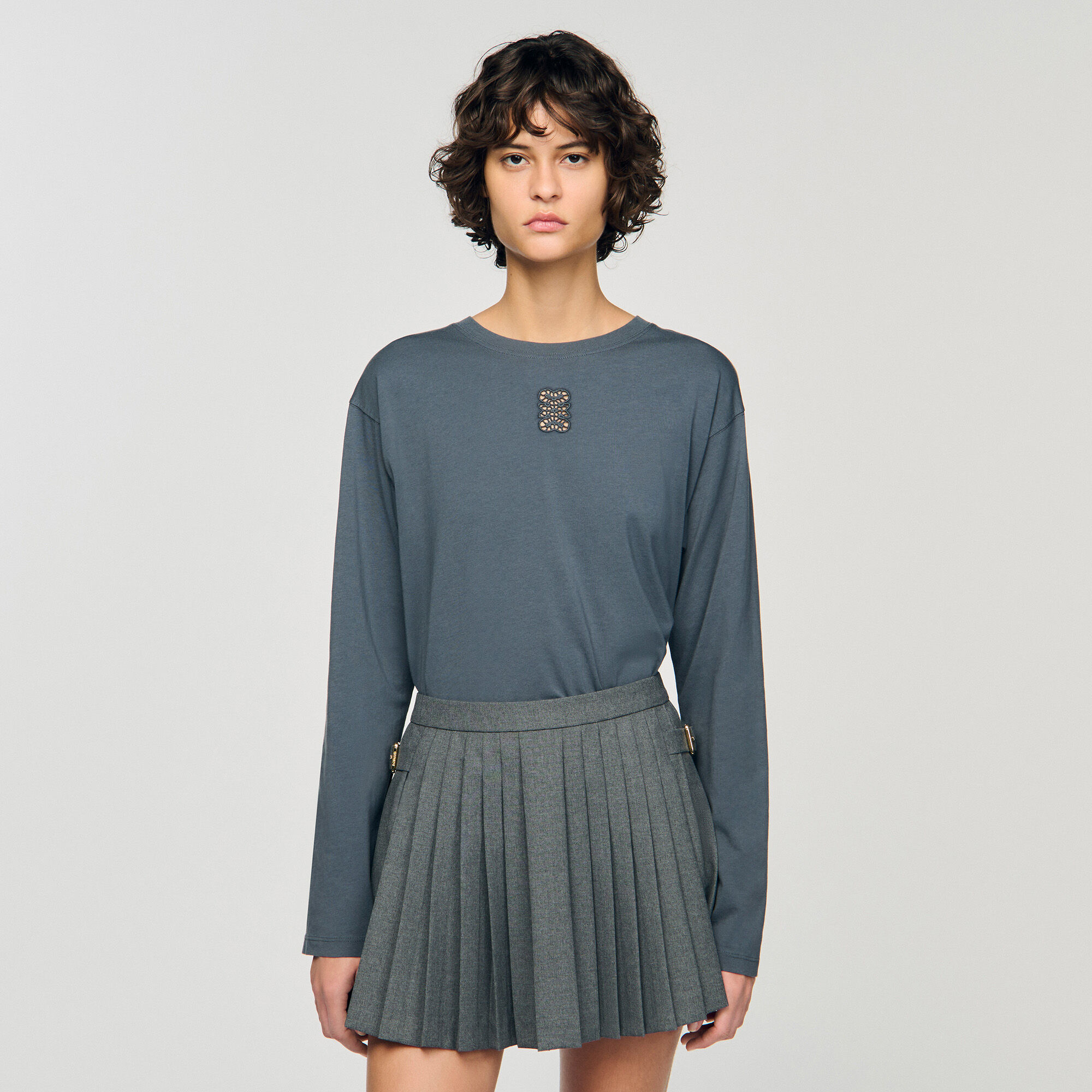 T-shirt con ricamo